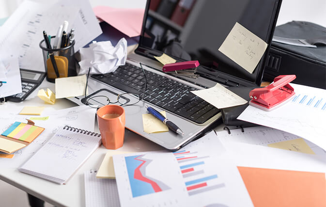 When you Fail to Plan, you Plan to Fail. What does your messy desk say about you?