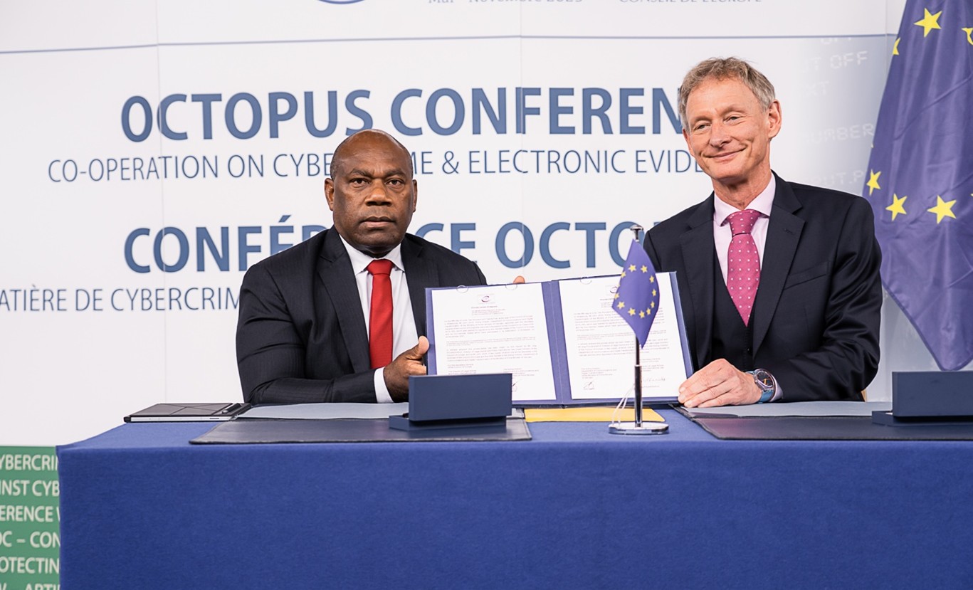 Vanuatu Deposits Instrument for Accession to the Budapest Convention on Cybercrime