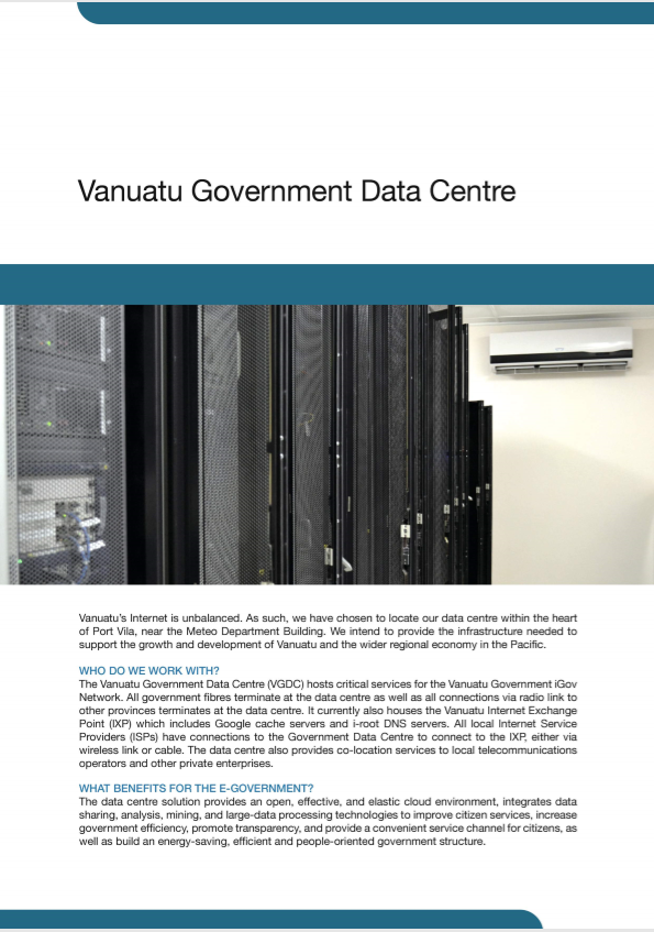 Vanuatu Government Data Center